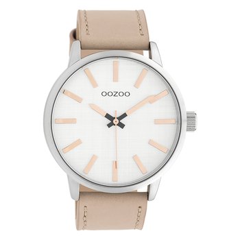 Oozoo Damski zegarek na rękę Timepieces analogowy Skóra różowy UOC10031 - Oozoo
