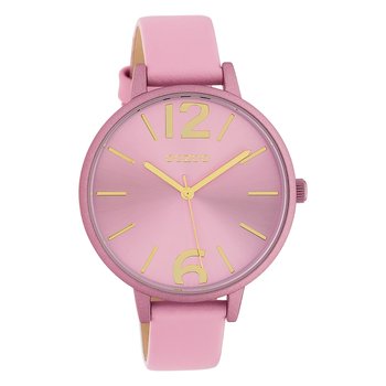 Oozoo damski zegarek na rękę Timepieces analogowy skóra różowy UOC10441 - Oozoo