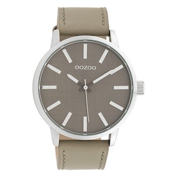 Oozoo Damski zegarek na rękę Timepieces analogowy Skóra taupe hellbraun UOC10032 - Oozoo