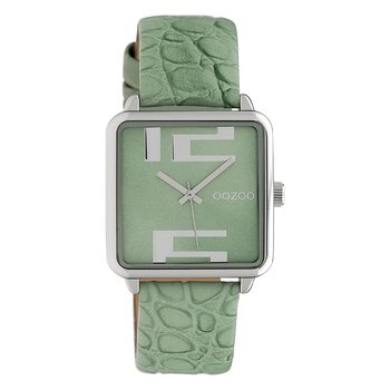Oozoo damski zegarek na rękę Timepieces analogowy skóra zielony UOC10367 - Oozoo