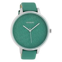 Oozoo damski zegarek na rękę Timepieces analogowy skóra zielony UOC10406 Oozoo