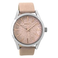 Oozoo damski zegarek na rękę Timepieces Analogue Leather różowy UOC9472A Oozoo