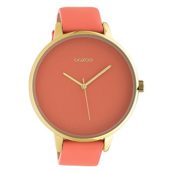 Oozoo damski zegarek na rękę Timepieces skóra analogowa brzoskwiniowy róż UOC10572 - Oozoo