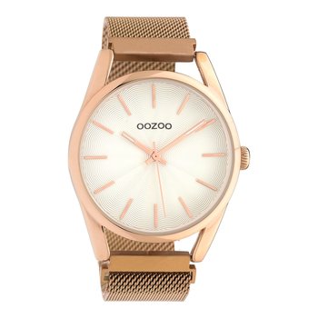 Oozoo Unisex Zegarek na rękę Timepieces Analog Metal różowe złoto UOC10694 - Oozoo