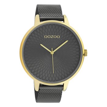 Oozoo Unisex Zegarek na rękę Timepieces Analogowy Metal czarny UOC10554 - Oozoo
