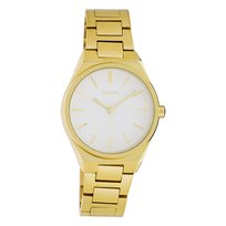 Oozoo Unisex Zegarek na rękę Timepieces Analogowy Metal złoty UOC10527 Oozoo