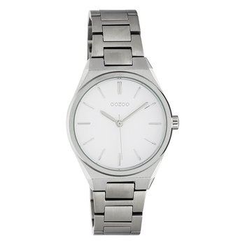 Oozoo Unisex zegarek na rękę Timepieces analogowy metalowy srebrny UOC10525 - Oozoo