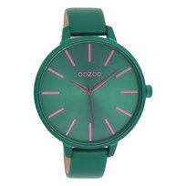 Oozoo zegarek damski oozoo timepieces analogowy skóra zielony uoc11440 Oozoo