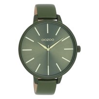 Oozoo zegarek damski oozoo timepieces analogowy skóra zielony uoc11441 Oozoo