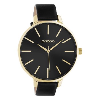 Oozoo zegarek damski Timepieces Analog skóra czarny UOC10844 - Oozoo