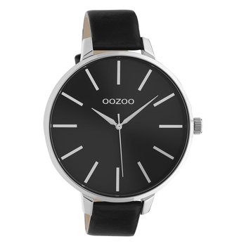 Oozoo zegarek na rękę czarna skóra C10714 Timepieces damski analogowy zegarek kwarcowy UOC10714 - Oozoo