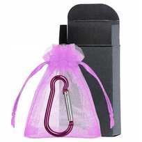 Opakowanie na prezent pudełeczko kartonik woreczek szyfonowy karabińczyk