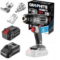 Opalarka Akumulatorowa 18V + Bateria 4Ah + Ładowarka GRAPHITE