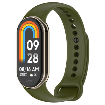 Opaska bransoleta pasek silikonowy Vanfone do Xiaomi Mi Smart Band 8/9, khaki - Vanfone