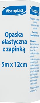 Opaska elastyczna z zapinką 5m x 12cm (VISCOPLAST) - 1 sztuka - 3M