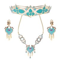 Opaska Klipsy Naszyjnik Zestaw Jasmina Dżasmina,Hopki