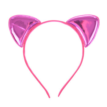 Opaska kot glamour, różowa - Arpex