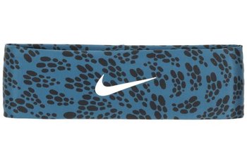 Opaska na głowę NIKE Dri-FIT FURY 3.0 printed blue - Nike