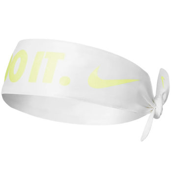 Opaska na głowę Nike Dri-Fit Tie biało-żółta N1003463132OS - Nike