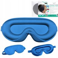 OPASKA NA OCZY DO SPANIA 3D MASKA ZACIEMNIAJĄCA 99% ŚWIATŁA REGULOWANA
