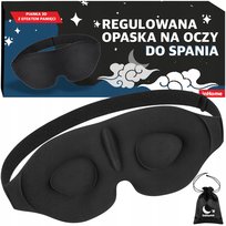 Opaska Na Oczy Do Spania Maska 3d Regulowana Lekka