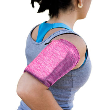 Opaska na ramię do biegania ćwiczeń fitness armband XL różowa - Inna marka