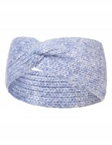 OPASKA NA USZY GŁOWĘ DAMSKA MODNA STYLOWA CIEPŁA ELASTYCZNA DZIANINA MORAJ BLUE