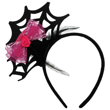 Opaska Pajęczyna, Halloween, Z Kokardą, Czarna - Empik