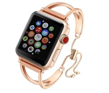 Opaska Pasek Bransoleta Chainband Apple Watch 1/2/3/4/5/6/7/8/Se 38/40/41Mm Rose Gold - Bestphone