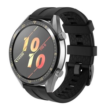 Opaska Pasek Bransoleta Lineband Samsung Watch 46Mm 3 45Mm Gear S3 Huawei Watch Gt Gt2 2E Pro Gt3 Amazfit Gtr 2 2E Garmin Venu 2 Vivoavtive 4 Czarna - Bestphone