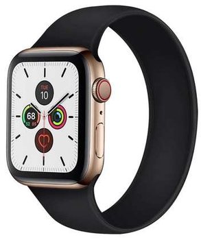 Opaska Pasek Bransoletka Solo Loop Apple Watch 1/2/3/4/5/6/7/8/Ultra/Se 42/44/45/49Mm Black Rozmiar L - Bestphone