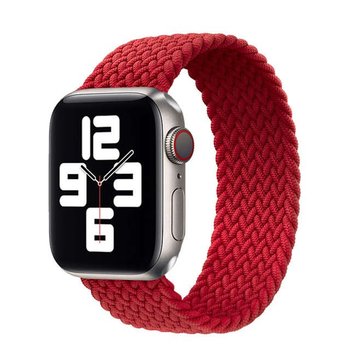 Opaska Pasek Bransoletka Solo Nylon Apple Watch 1/2/3/4/5/6/7/8/Ultra/Se 42/44/45/49Mm Red Rozmiar L - Bestphone