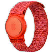 Opaska pasek dla dzieci Vanfone do Apple AirTag, czerwony