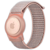 Opaska pasek dla dzieci Vanfone do Apple AirTag, piaskowy róż