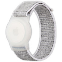 Opaska pasek dla dzieci Vanfone do Apple AirTag, szaro-biały