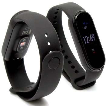 Opaska / Pasek Do Smartbanda Xiaomi Mi Band 3 Xmsh05Hm / 4 Xmsh07Hm Silikonowa Czarna - GSM-HURT