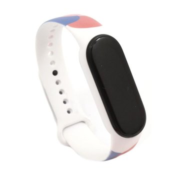 Opaska / Pasek Do Smartbanda Xiaomi Mi Band 5 / 6 / 7 Silikonowa Moro 3 - GSM-HURT