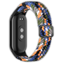 Opaska pasek elastyczny z klamrą Vanfone do Xiaomi Mi Smart Band 8/9, denim