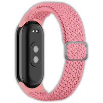 Opaska pasek elastyczny z klamrą Vanfone do Xiaomi Mi Smart Band 8/9, różowy