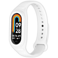 Opaska pasek + etui 2w1 Vanfone do Xiaomi Mi Smart Band 8/9, biały