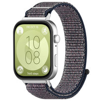 Opaska pasek nylonowy Vanfone do Huawei Watch Fit 3, grafitowy metalik