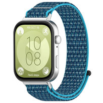 Opaska pasek nylonowy Vanfone do Huawei Watch Fit 3, niebieski błysk