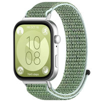 Opaska pasek nylonowy Vanfone do Huawei Watch Fit 3, oliwkowa zieleń