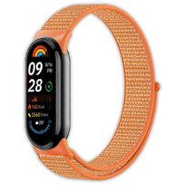 Opaska pasek nylonowy Vanfone do Xiaomi Mi Smart Band 8/9, pomarańczowy