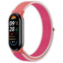 Opaska pasek nylonowy Vanfone do Xiaomi Mi Smart Band 8/9, różowy