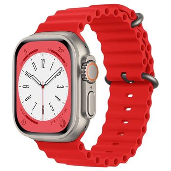 Opaska Pasek Ocean Apple Watch 4 / 5 / 6 / 7 / 8 / Se / Ultra (42 / 44 / 45 / 49 mm) Red - Bestphone