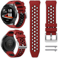 Opaska pasek perferowany Vanfone do Huawei Watch GT 2E 46mm, czarno-czerwony