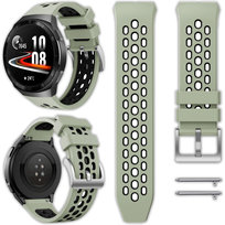 Opaska pasek perferowany Vanfone do Huawei Watch GT 2E 46mm, oliwkowo-czarny