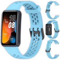Opaska pasek perforowany Vanfone do Huawei Band 8/9/10, niebieski