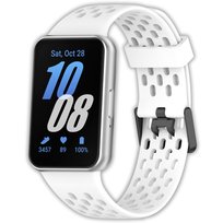 Opaska pasek perforowany Vanfone do Samsung Galaxy Fit 3 SM-R390, biały